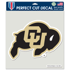 Colorado Buffaloes Decal 8x8 Perfect Cut Color - Special Order