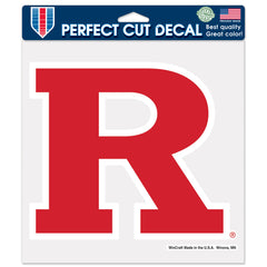 Rutgers Scarlet Knights Decal 8x8 Perfect Cut Color - Special Order