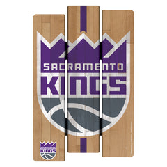 Sacramento Kings Sign 11x17 Wood Fence Style T/B