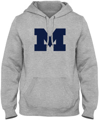 Michigan Wolverines NCAA Express Athletic Gray Hoodie