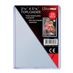 Toploader - 3.5x5 1/8 Clear (25 per pack)