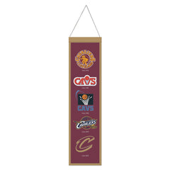 Cleveland Cavaliers Banner Wool 8x32 Heritage Evolution Design - Special Order