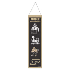 Purdue Boilermakers Banner Wool 8x32 Heritage Evolution Design - Special Order