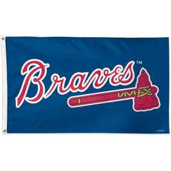 Atlanta Braves Flag 3x5 Deluxe Style Alternate Design - Special Order