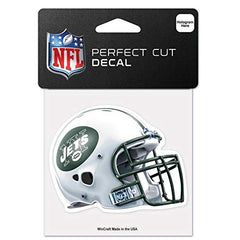 New York Jets Decal 4x4 Perfect Cut Color Helmet Design - Special Order