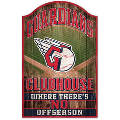 Cleveland Guardians Sign 11x17 Wood Fan Cave Design - Special Order