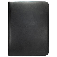 Vivid 9 Pocket Zippered PRO-Binder Black