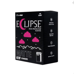 Eclipse Matte Standard Deck Protector Sleeves 105 Pack Hot Pink