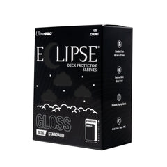 Eclipse Gloss Standard Deck Protector Sleeves 105 Pack Jet Black