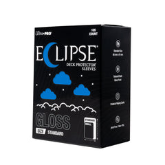 Eclipse Gloss Standard Deck Protector Sleeves 105 Pack Pacific Blue