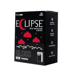 Eclipse Gloss Standard Deck Protector Sleeves 105 Pack Apple Red