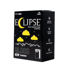 Eclipse Gloss Standard Deck Protector Sleeves 105 Pack Lemon Yellow