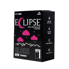 Eclipse Gloss Standard Deck Protector Sleeves 105 Pack Hot Pink