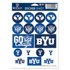 BYU Cougars Decal Sheet 5x7 Vinyl Special Order
