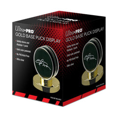 Hockey Puck Holder - Gold Base