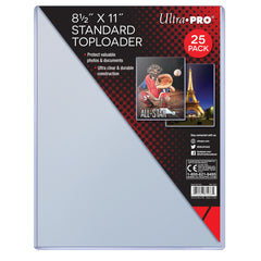 Toploader - 8-1/2x 11 (25 per pack)