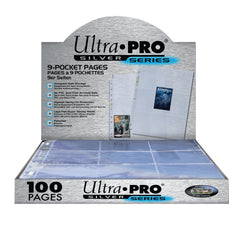 9-Pocket Silver Series Page for Standard Size Cards (100ct)