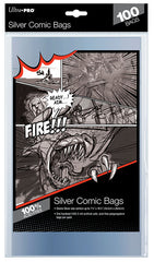Comic Bags - Silver Size (100 per pack)