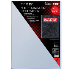 Toploader - 11x15 Life Magazine (10 per pack)