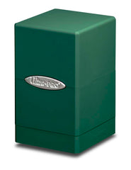 Satin Tower Deck Box - Forest Green