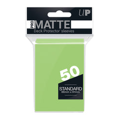 Deck Protector Sleeves - PRO-Matte - Standard - Lime Green (One Pack of 50)