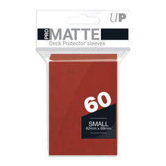 Deck Protectors - Pro Matte - Small Size - Red (One Pack of 60)