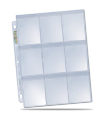 Ultra Pro 9-Pocket Secure Page for Standard Cards - 100/box