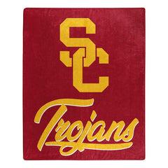 USC Trojans Blanket 60x80 Raschel Digitize Design