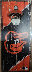 Baltimore Orioles Sign Wood 5x11 Bottle Opener Alternate