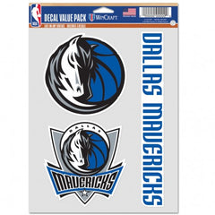 Dallas Mavericks�� Decal Multi Use Fan 3 Pack - Special Order