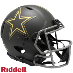 Dallas Cowboys Helmet Riddell Authentic Full Size Speed Style Salute To Service 2025