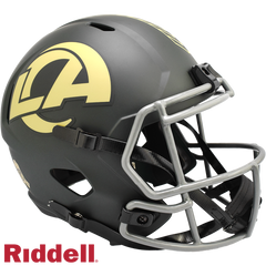 Los Angeles Rams Helmet Riddell Replica Full Size Speed Style Salute To Service 2025