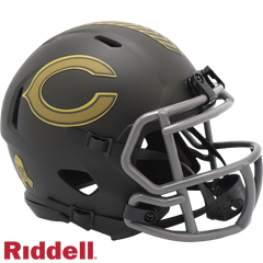 Chicago Bears Helmet Riddell Replica Mini Speed Style Salute To Service 2025