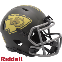 Kansas City Chiefs Helmet Riddell Replica Mini Speed Style Salute To Service 2025