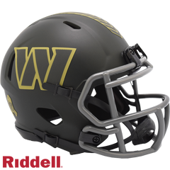 Washington Commanders Helmet Riddell Replica Mini Speed Style Salute To Service 2025