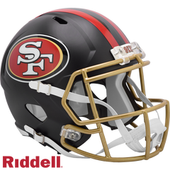 San Francisco 49ers Helmet Riddell Replica Full Size Speed Style Rivalry Alternate 2025