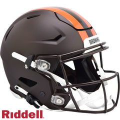 Cleveland Browns Helmet Riddell Authentic Full Size SpeedFlex Style On-Field Alternate 2025 - Special Order