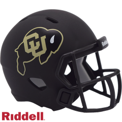 Colorado Buffaloes Helmet Riddell Pocket Pro Speed Style Black Periodic Restock