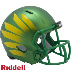 Oregon Ducks Helmet Riddell Pocket Pro Speed Style Green Wing Periodic Restock