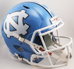 North Carolina Tar Heels Helmet Riddell Authentic Full Size Speed Style Argyle Stripe - Special Order