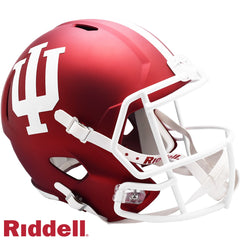 Indiana Hoosiers Helmet Riddell Replica Full Size Speed Style Crimson