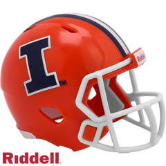 Illinois Fighting Illini Helmet Riddell Pocket Pro Speed Style Periodic Restock