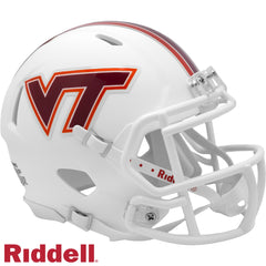 Virginia Tech Hokies Helmet Riddell Replica Mini Speed Style White