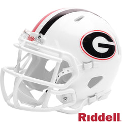 Georgia Bulldogs Helmet Riddell Replica Mini Speed Style White