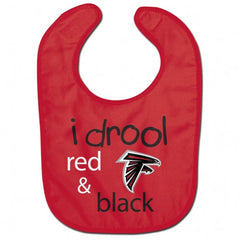 Atlanta Falcons Baby Bib All Pro Style I Drool Design - Special Order