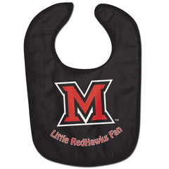 Miami of Ohio RedHawks Baby Baby Bib All Pro Style - Special Order