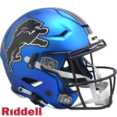 Detroit Lions Helmet Riddell Authentic Full Size SpeedFlex Style On-Field Alternate 2024 - Special Order