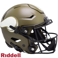 Minnesota Vikings Helmet Riddell Authentic Full Size SpeedFlex Style Salute To Service 2022