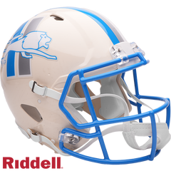 Detroit Lions Helmet Riddell Authentic Full Size Speed Style Retro Collection