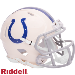Indianapolis Colts Helmet Riddell Replica Full Size Speed Style Retro Collection